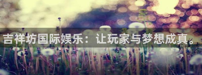 彩虹多多app旧版：吉祥坊国际娱乐：让玩家与梦想成真。